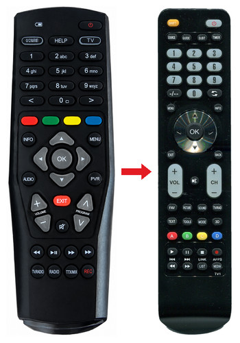 Telecomando ricambio per - telecomando, di